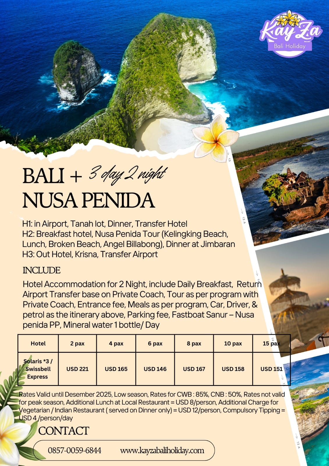 3D 2N + Nusa Penida